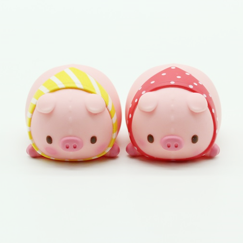 수제몰드 - 귀여운 스카프 돼지 몰드 ( 3D )